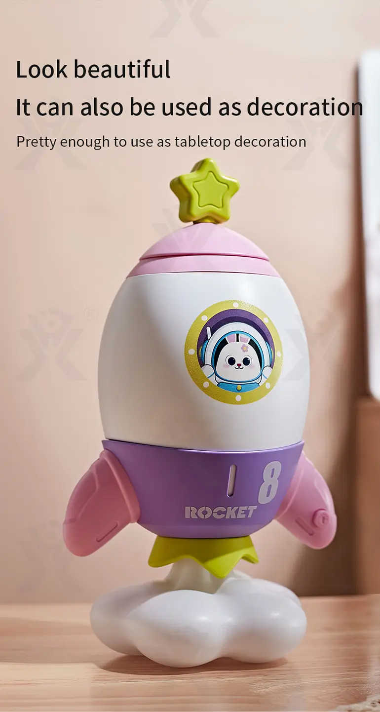 Custom Rocket Piggy Bank (TG400753701) — product detail panel 6