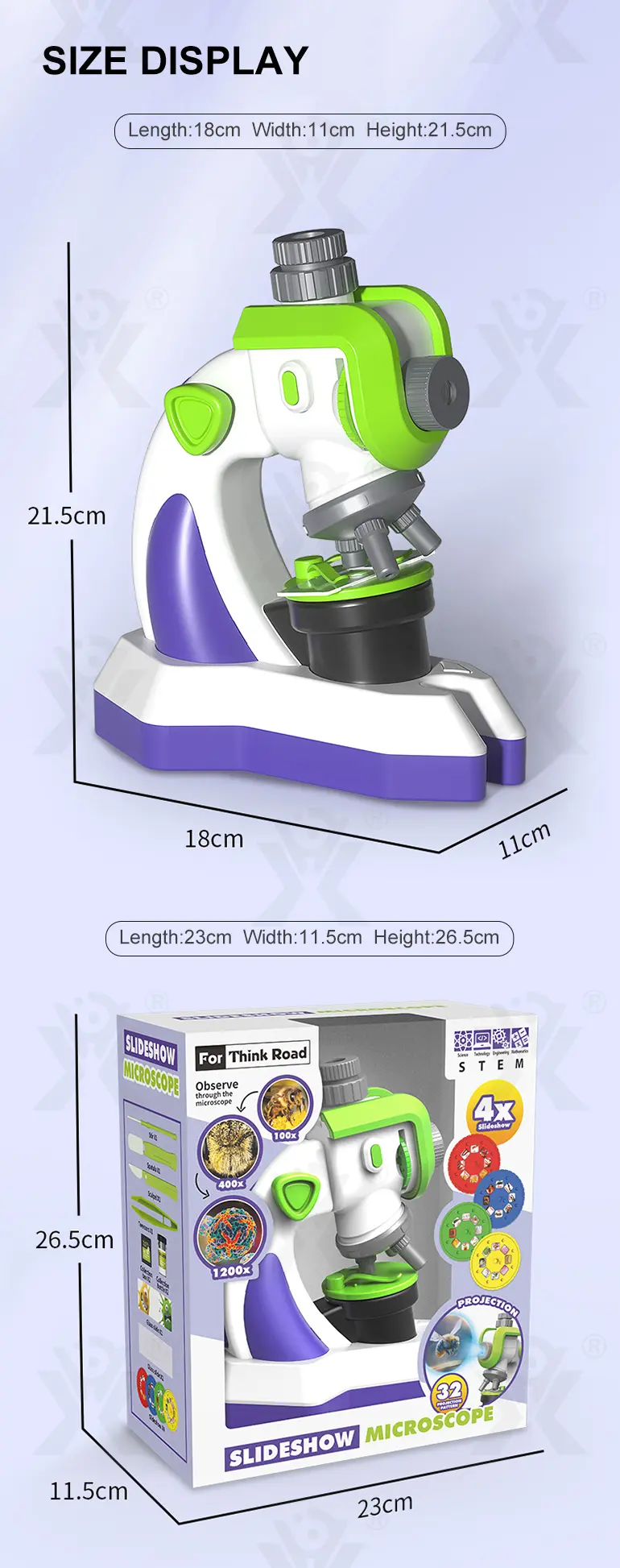 Science Slide Microscope Projector Kit (TG4156254) — product detail panel 14