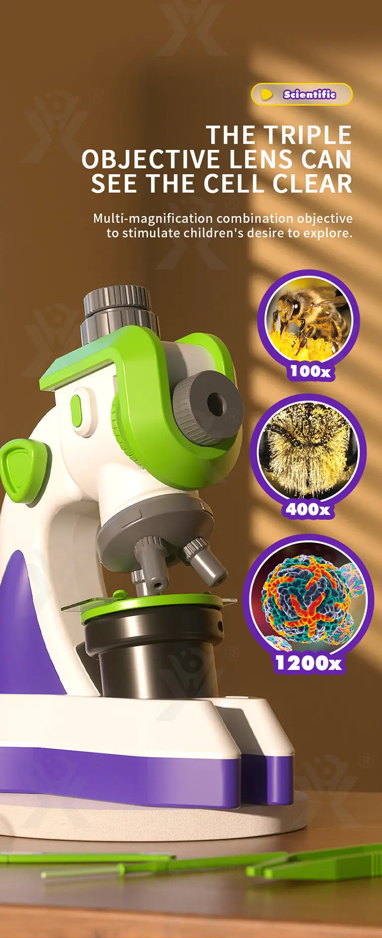 Science Slide Microscope Projector Kit (TG4156254) — product detail panel 5