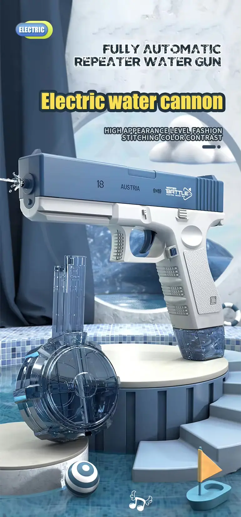 Kids Automatic Water Gun (TG3989061) — product detail panel 1