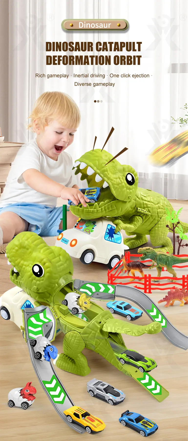 Dinosaur Catapult Set Toy (TG4047208) — product detail panel 1