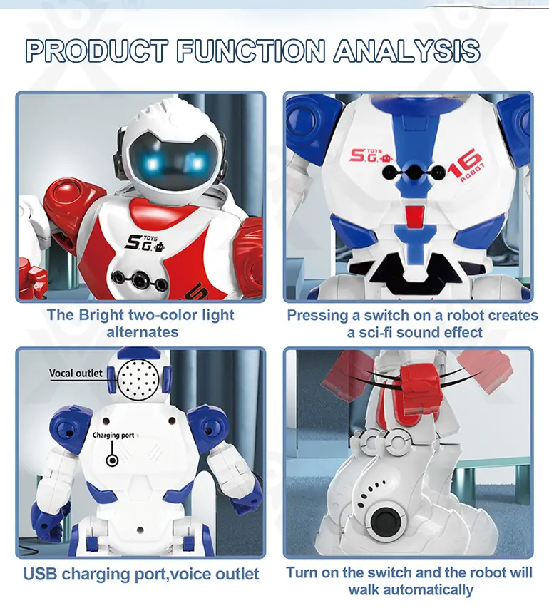 RC Robot Toys with Coding Sequence For Kids (TG4057864) — product detail panel 5