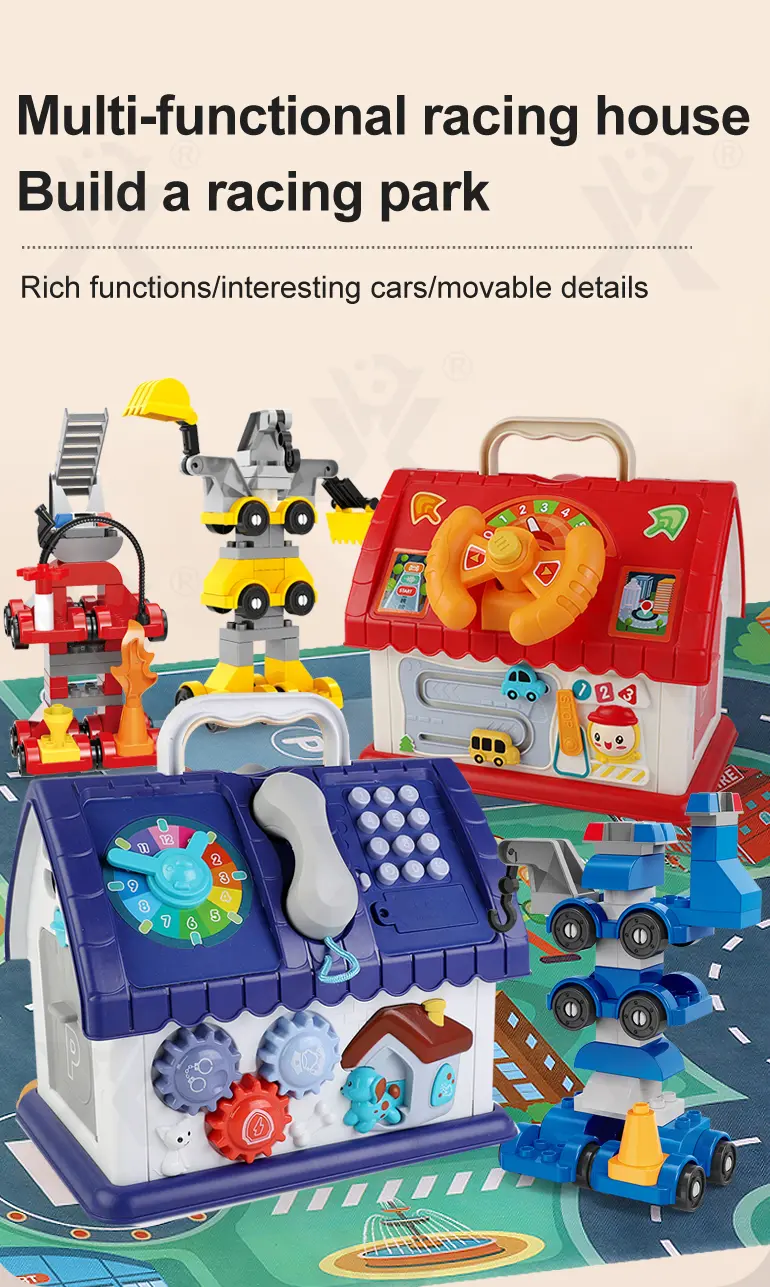 Playhouse Block Toy with Cars (TG4067814) — product detail panel 1