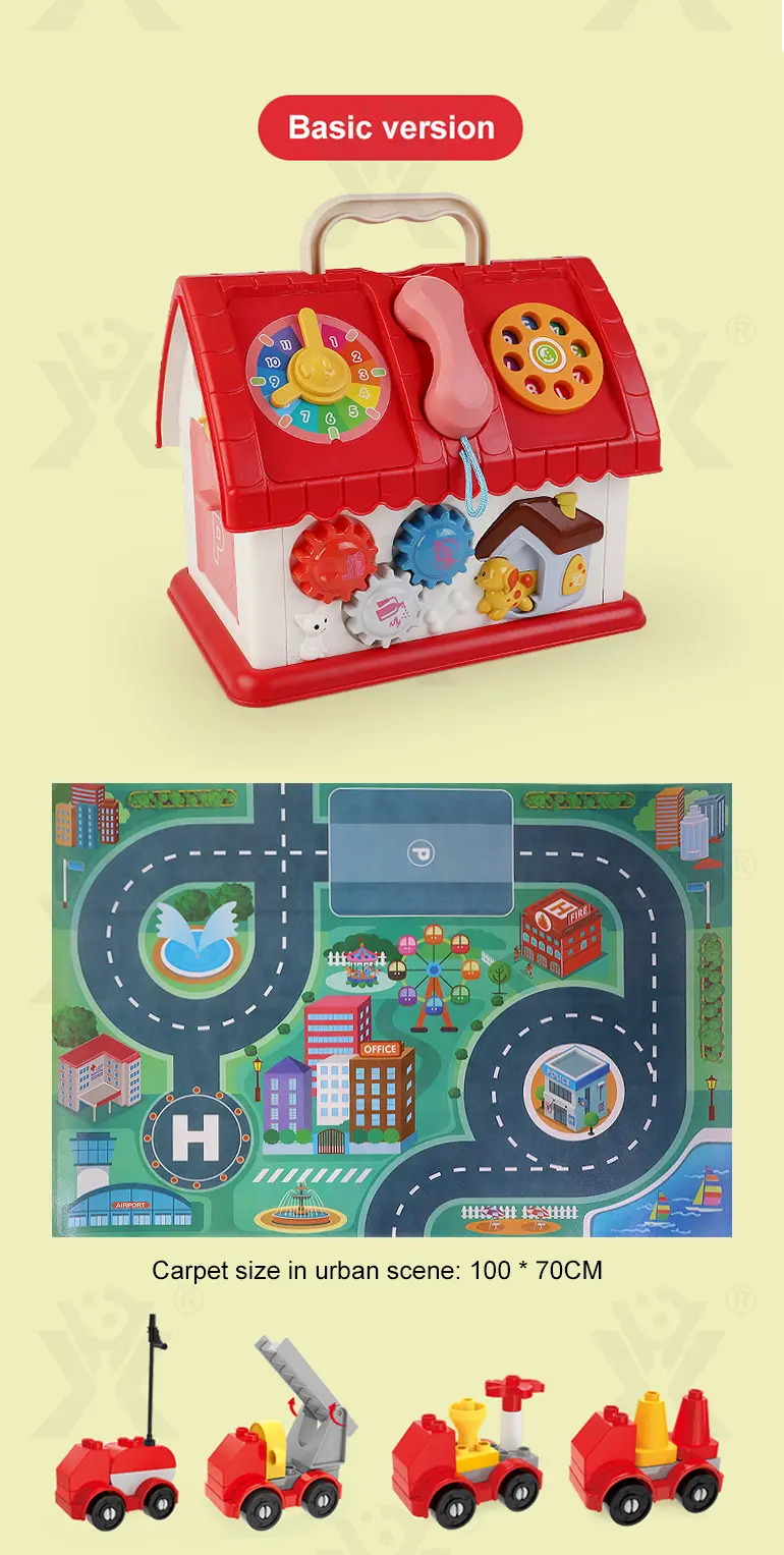 Playhouse Block Toy with Cars (TG4067814) — product detail panel 12