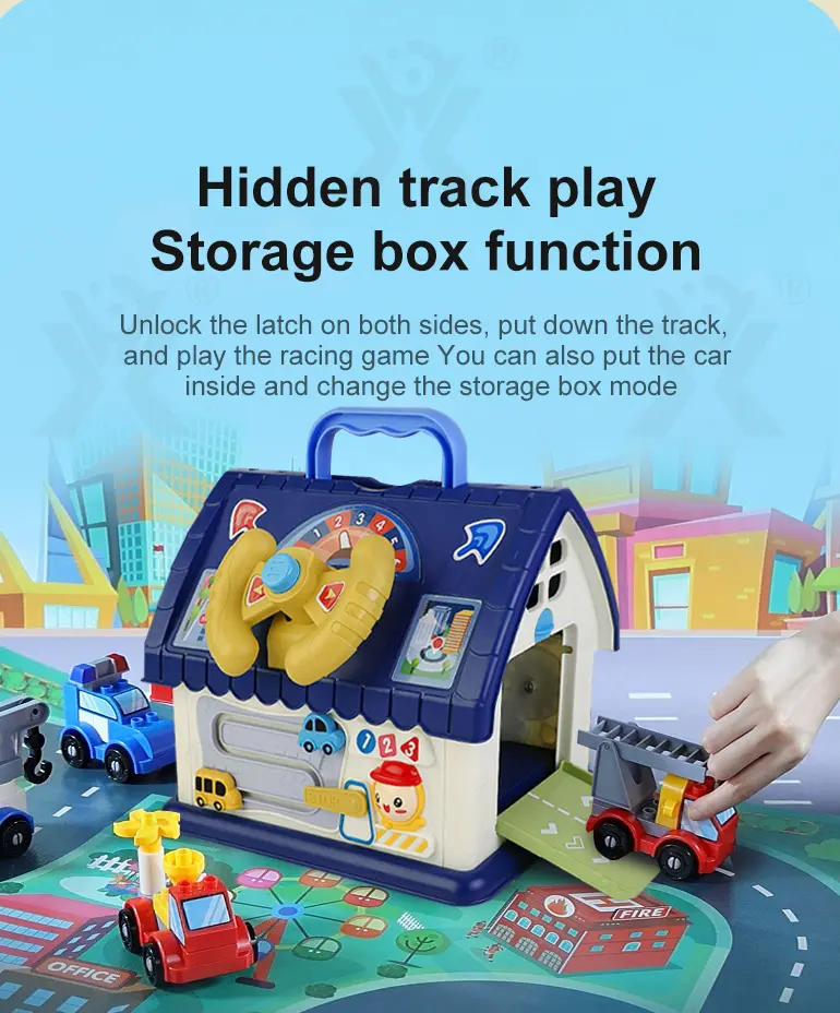 Playhouse Block Toy with Cars (TG4067814) — product detail panel 7