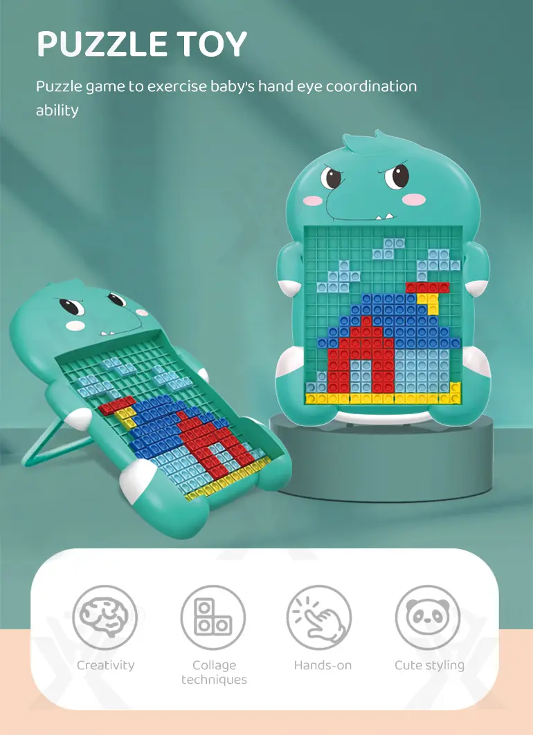Pixel Art Puzzle Board Toy (TG4023444) — product detail panel 1