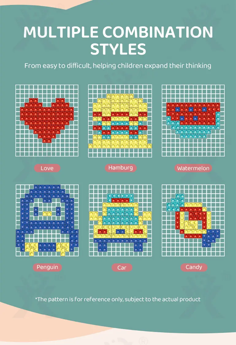 Pixel Art Puzzle Board Toy (TG4023444) — product detail panel 5