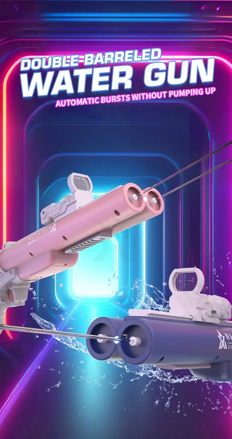 Double-Barrel Electric Water Gun (TG4339887) — product detail panel 1