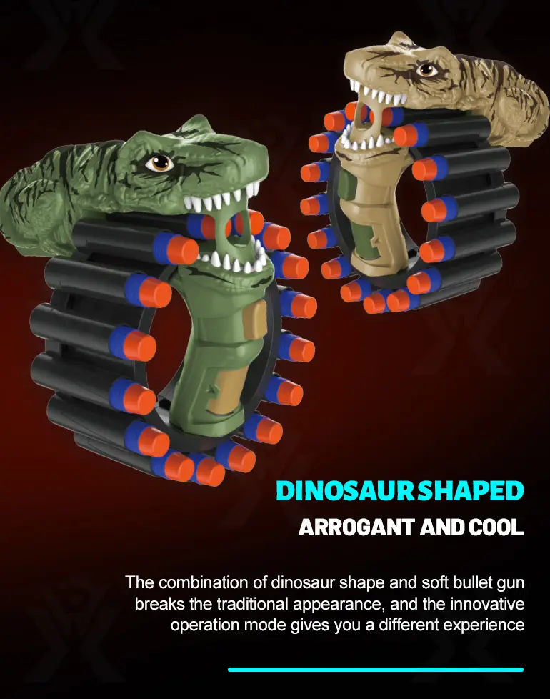 Soft Bullet Gun Toy with Dinosaur Shape (TG3992396) — product detail panel 2