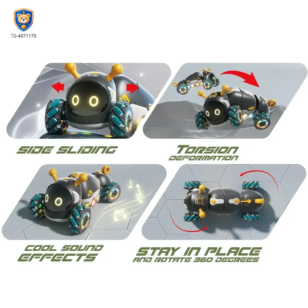 RC Bionic Caterpillar Stunt Car Toys — product view 3
