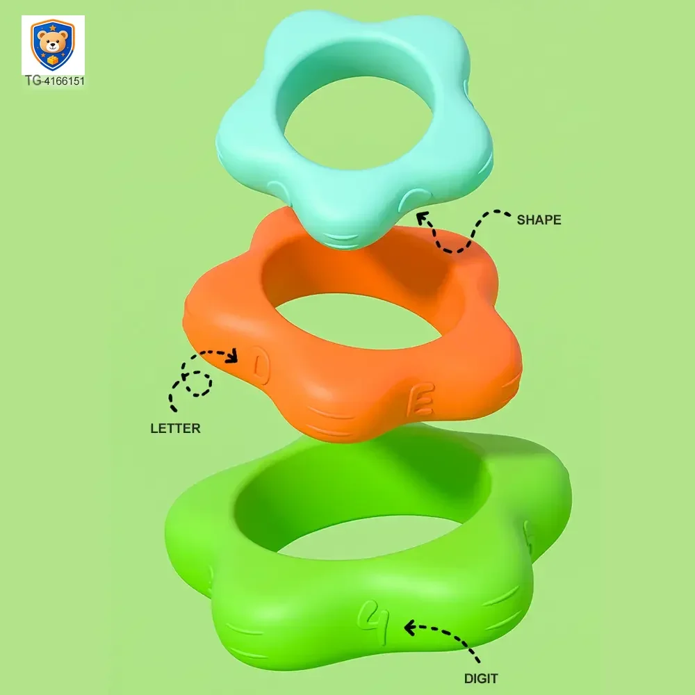 Frog Tumbler Stack Toy — product view 2