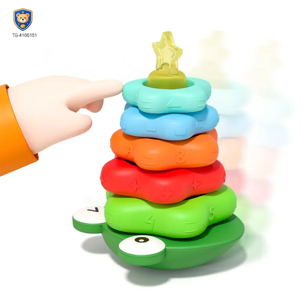 Frog Tumbler Stack Toy — product view 4