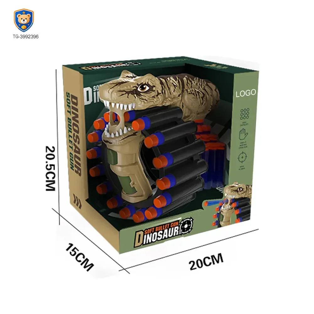 Soft Bullet Gun Toy with Dinosaur Shape — product view 8
