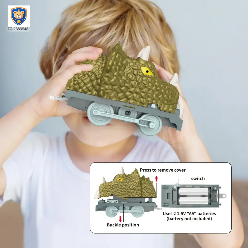 Dinosaur Rail Car Toys- Chenghai Toys Wholesale Market — product view 3