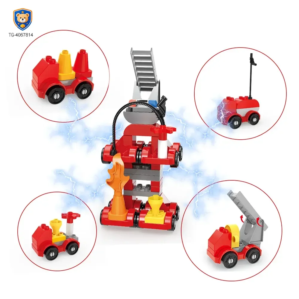 Playhouse Block Toy with Cars — product view 3