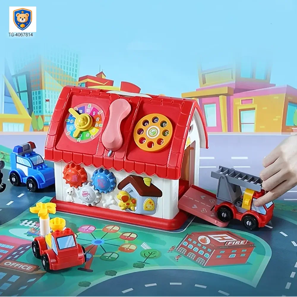 Playhouse Block Toy with Cars — product view 4