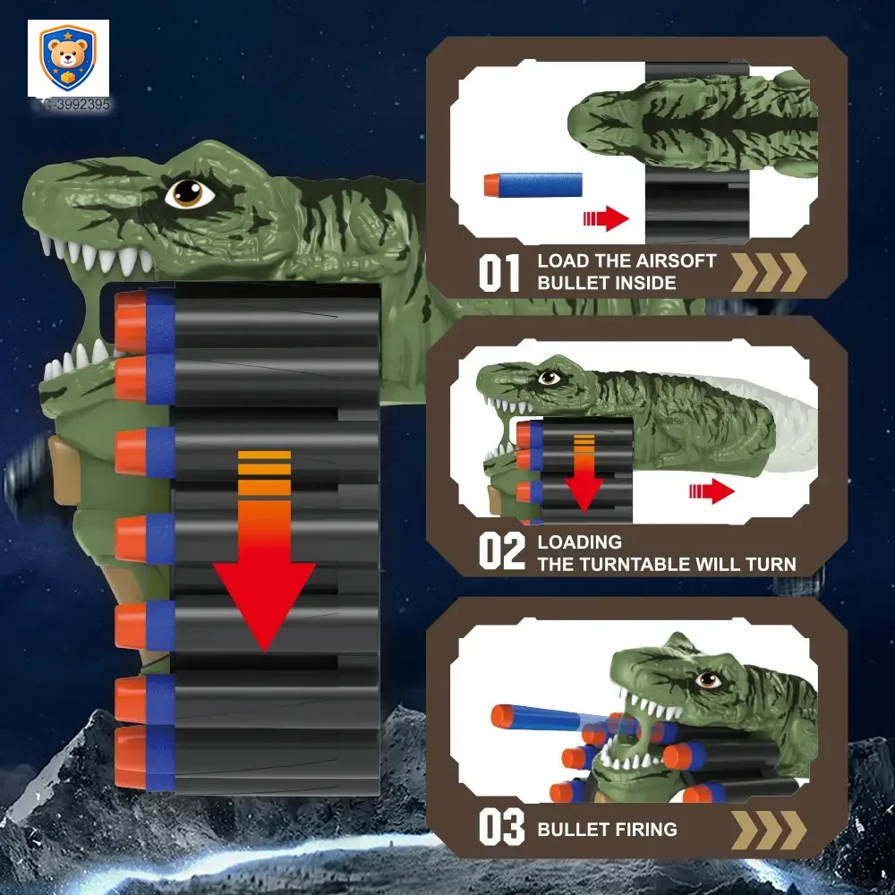Dinosaur Soft Bullet Gun — product view 5