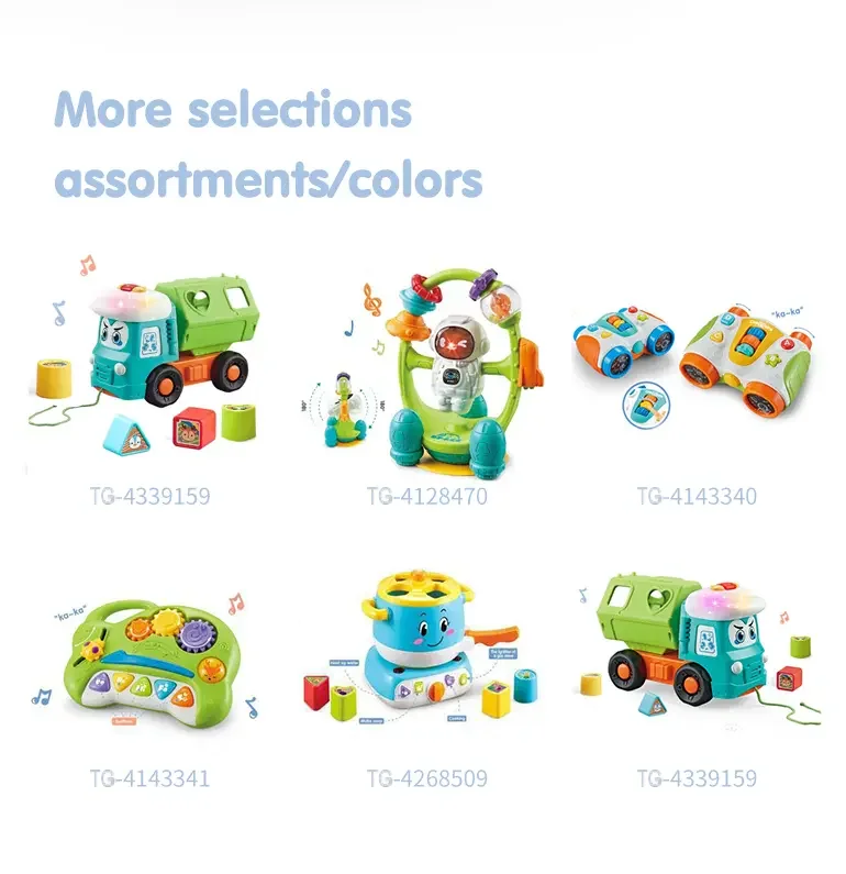 Shape Matching Vehicle Toy, Musical Building Block Car Toy (TG4445015) — product detail panel 5