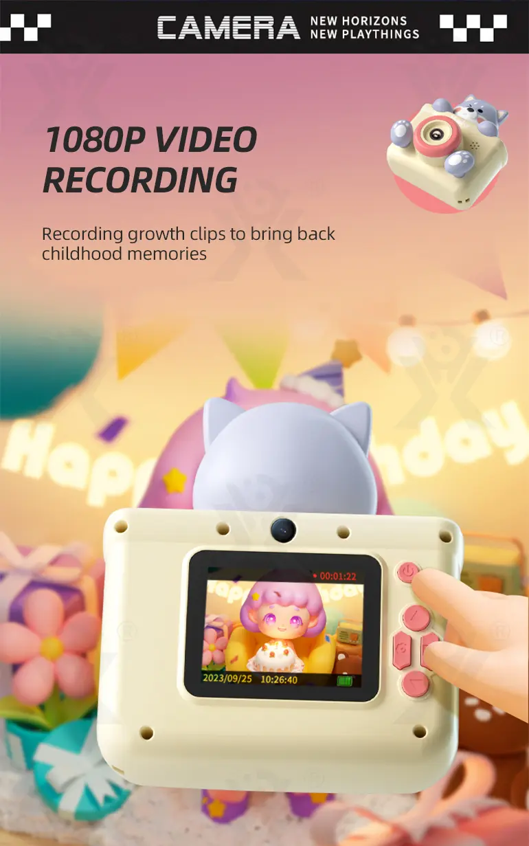 Kids Digital Cartoon Camera Toy (TG44305919) — product detail panel 6