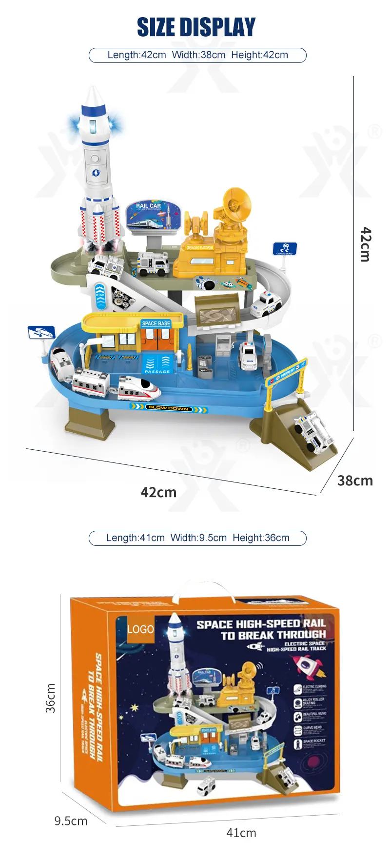 Space-Themed Track Toy Set (TG4834526) — product detail panel 12