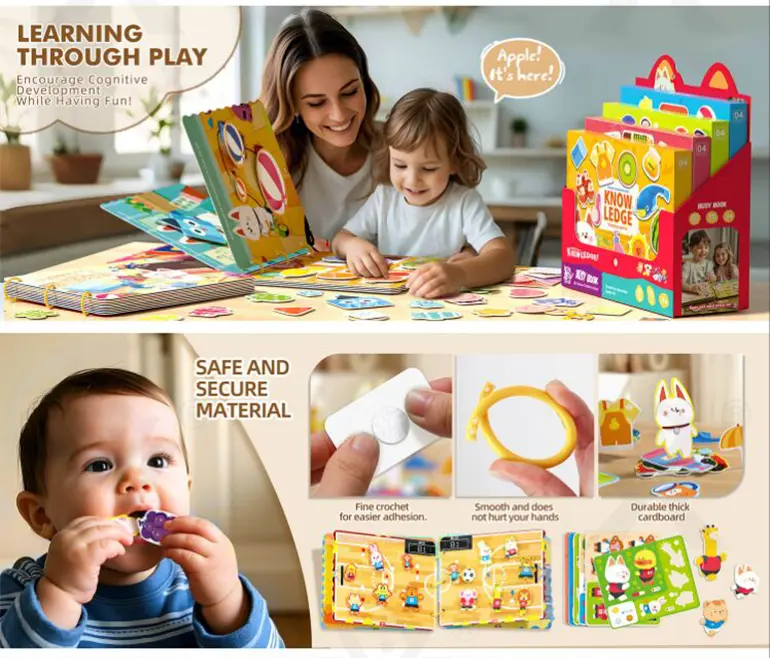 Educational Cognitive Sticker Book-Educational Toys For Infants (TG4849361) — product detail panel 2