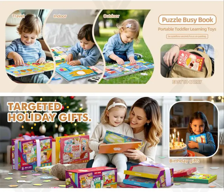 Educational Cognitive Sticker Book-Educational Toys For Infants (TG4849361) — product detail panel 3