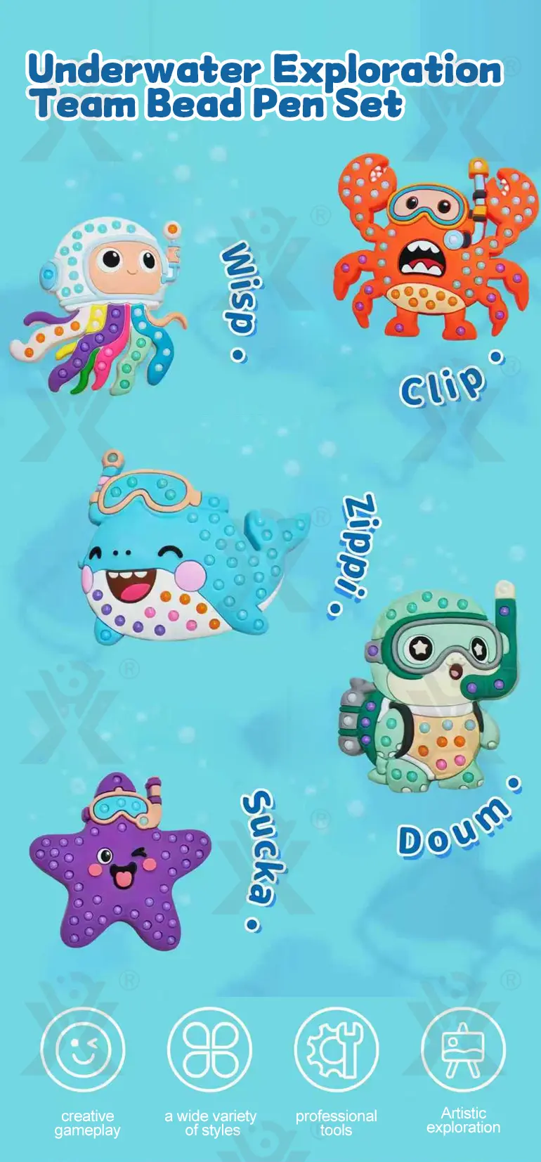 Children DIY Bead Art Set (TG5196418) — product detail panel 1