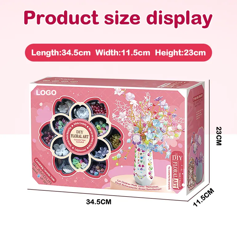 DIY Handmade Floral Toy, Beaded Bouquet Craft Kit (TG4456179) — product detail panel 7