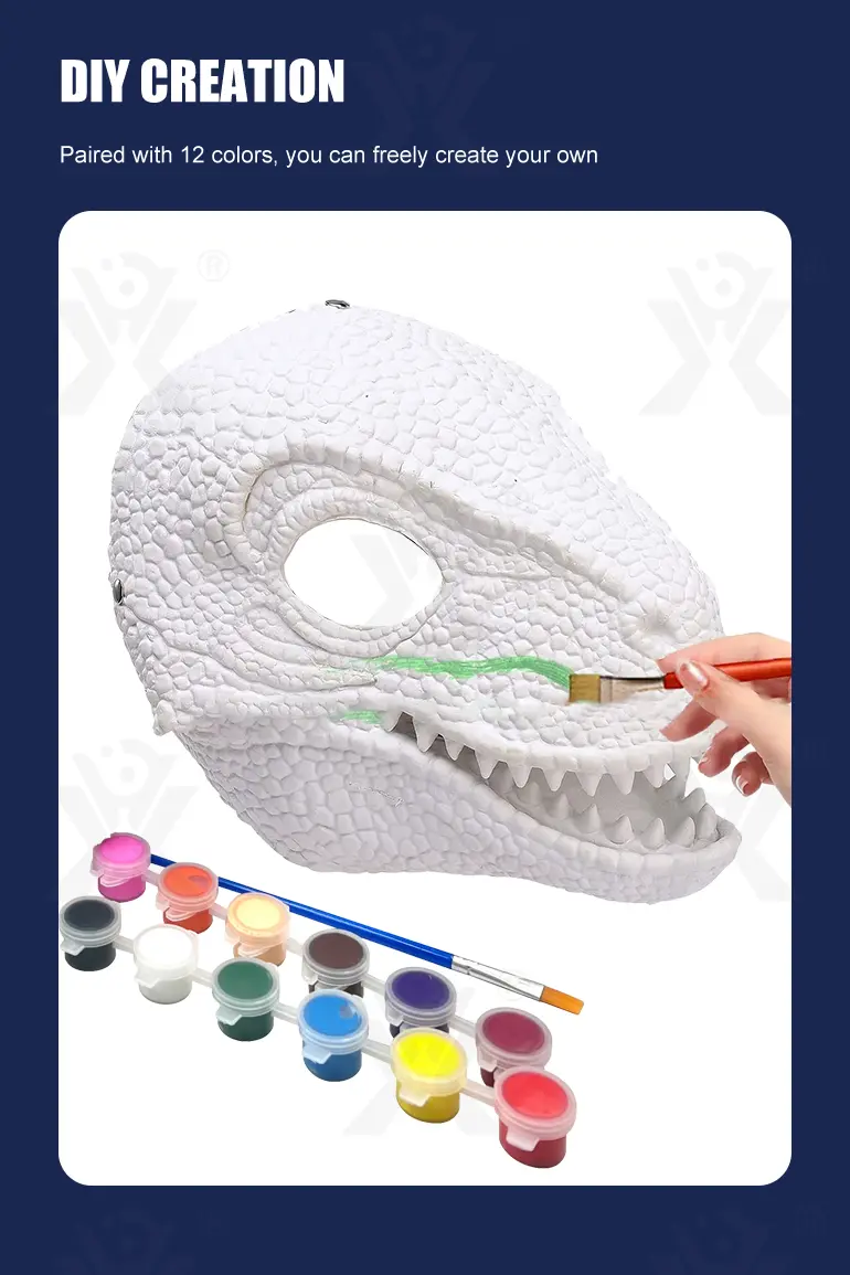 DIY Dinosaur Mask with Movable Jaw (TG493420802) — product detail panel 3