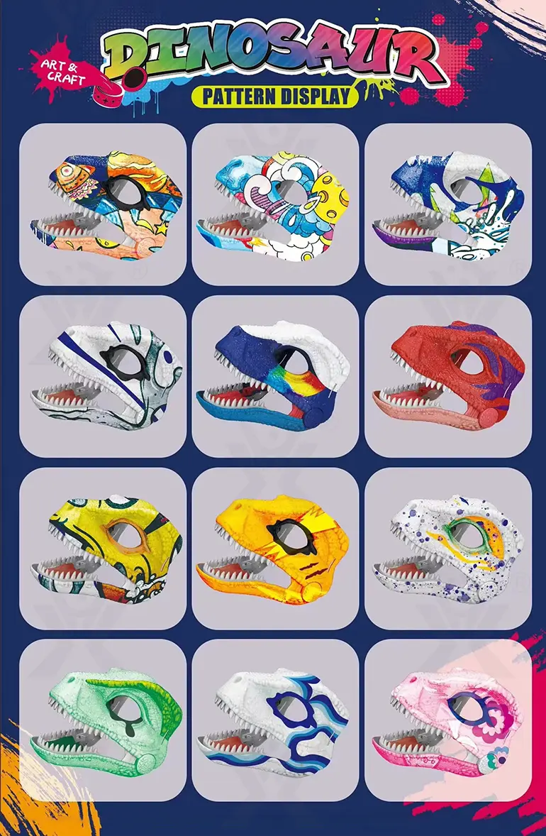 DIY Dinosaur Mask with Movable Jaw (TG493420802) — product detail panel 4