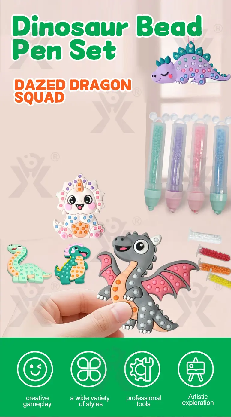 Dinosaur DIY Bead Art Set Toys (TG5196479) — product detail panel 1