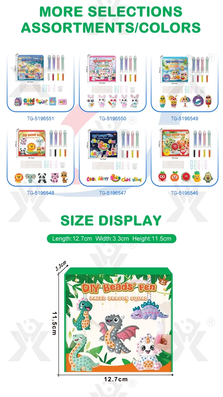 Dinosaur DIY Bead Art Set Toys (TG5196479) — product detail panel 4