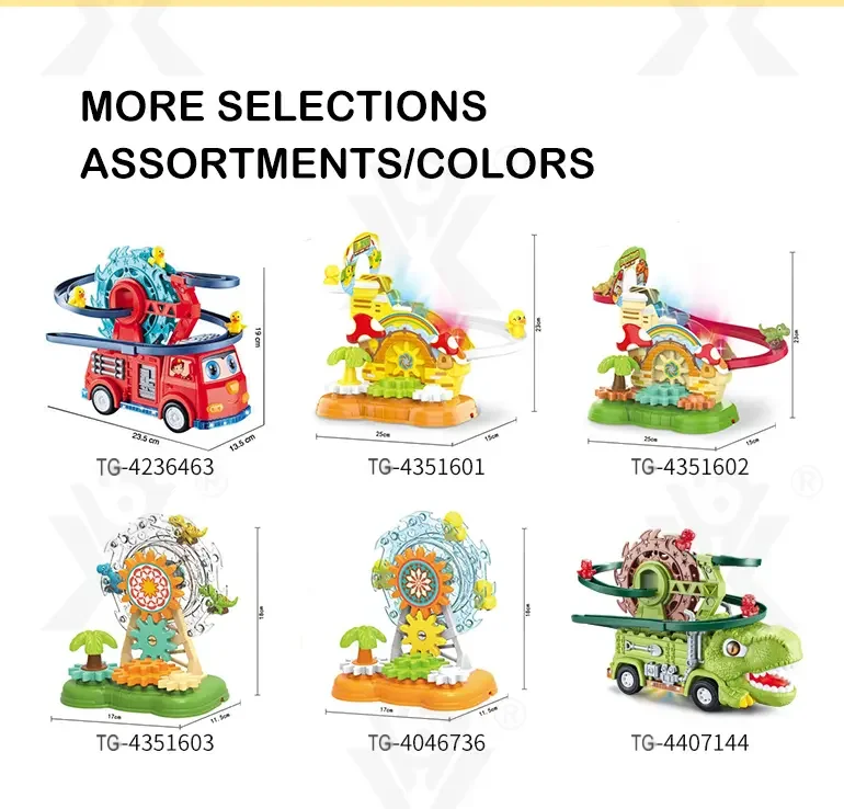 Dinosaur Slide Track Car Toys Set (TG5020499) — product detail panel 10