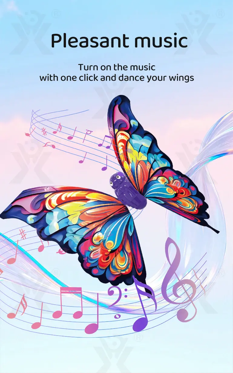 Electric Butterfly Wings Toy, Costume for Kids Dress Up (TG5002706) — product detail panel 2