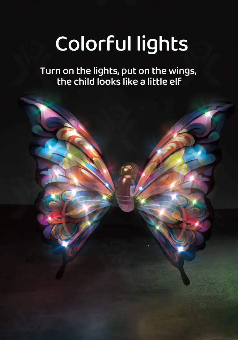 Electric Butterfly Wings Toy, Costume for Kids Dress Up (TG5002706) — product detail panel 3