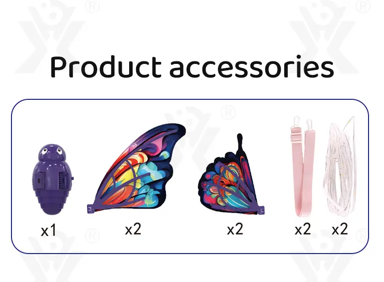 Electric Butterfly Wings Toy, Costume for Kids Dress Up (TG5002706) — product detail panel 5