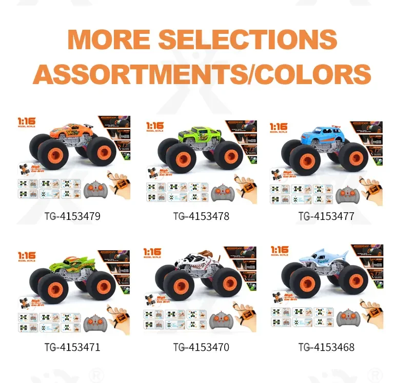 Gesture RC Dinosaur Car Toys,1:16 Dinosaur Monster Truck RC Stunt Car with Music Light Spray Mist (TG4153473) — product detail panel 5