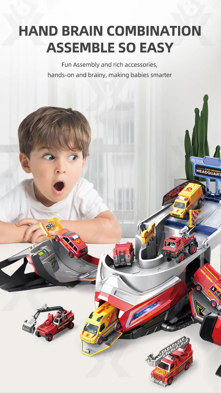 2-in-1 Helmet Transforms Racer Track Set (TG4371411) — product detail panel 4