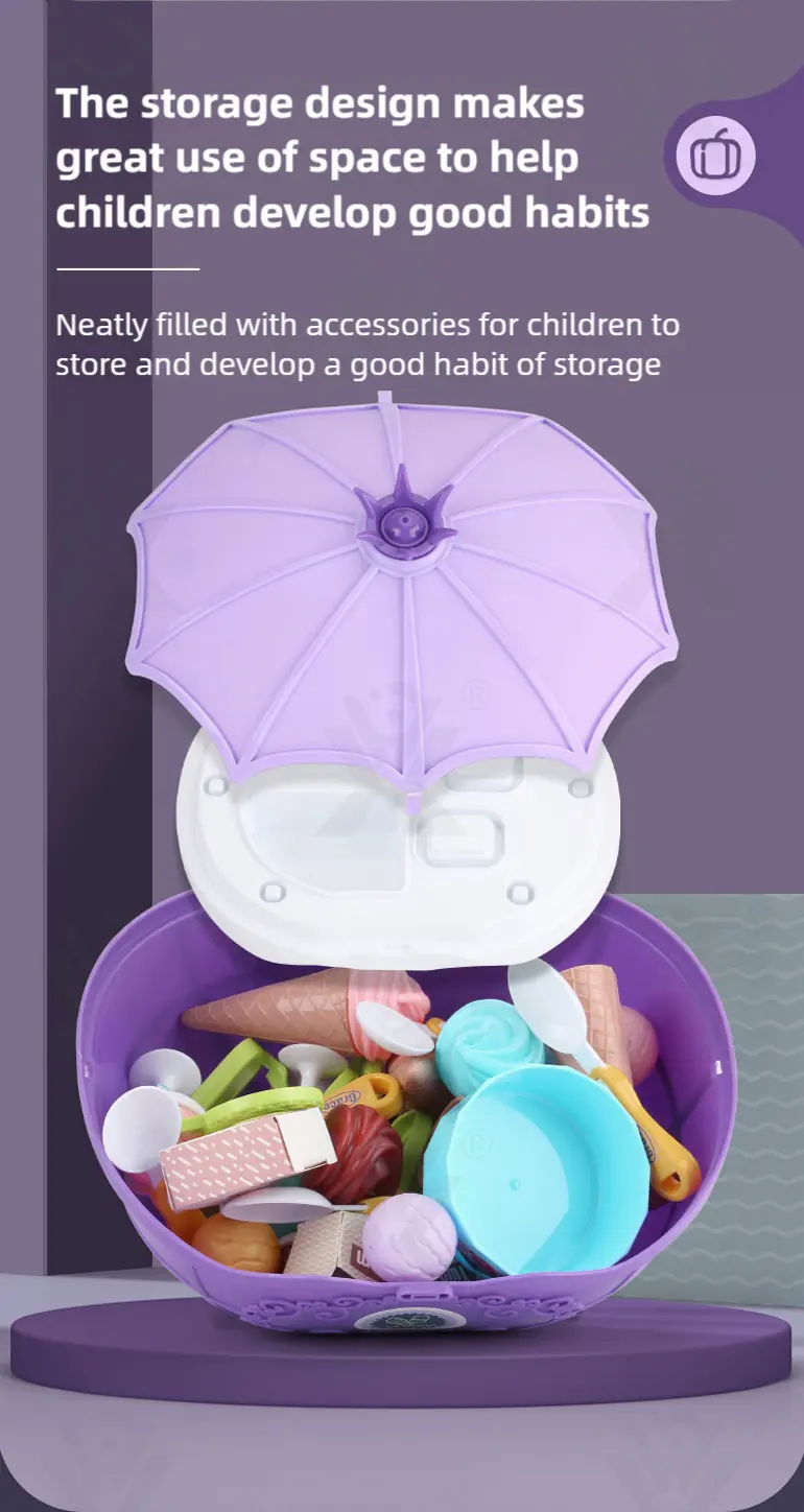 Simulated Ice Cream Princess Cart Toy, Play House Toys (TG4966105) — product detail panel 4