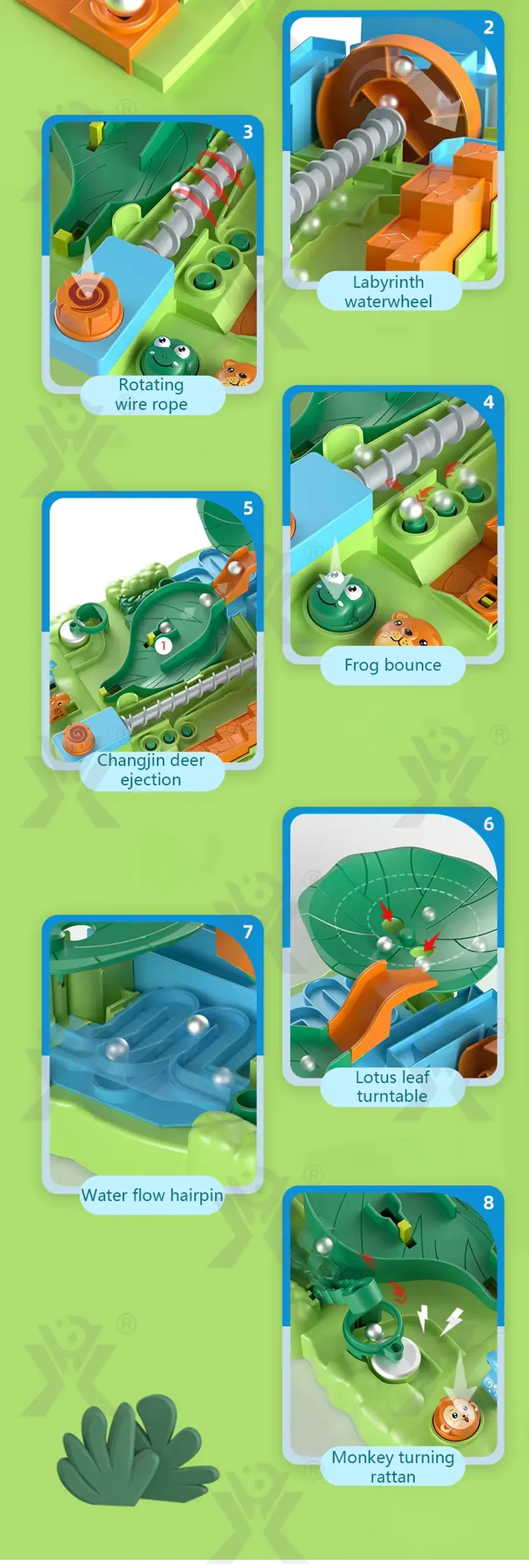 Interactive Jungle Adventure Ball Maze Board Game- Educational Children’s Toys (TG4520702) — product detail panel 4