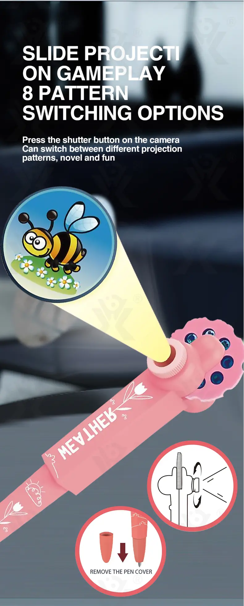 Multifunctional Projection Pen Toy -Educational Toys Supply (TG4518569) — product detail panel 3
