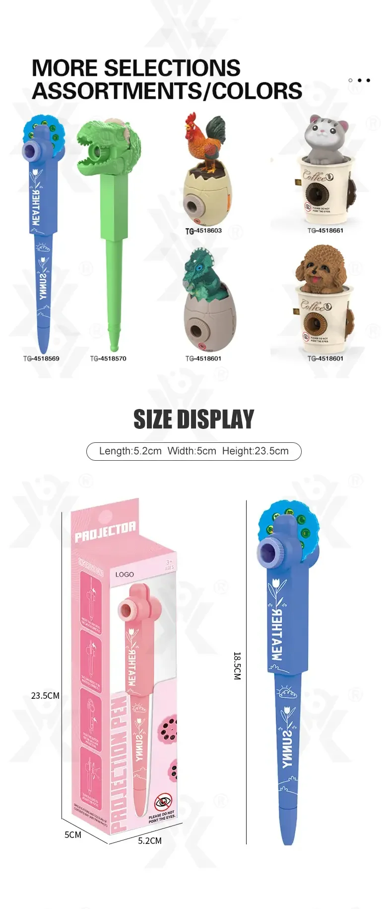 Multifunctional Projection Pen Toy -Educational Toys Supply (TG4518569) — product detail panel 5