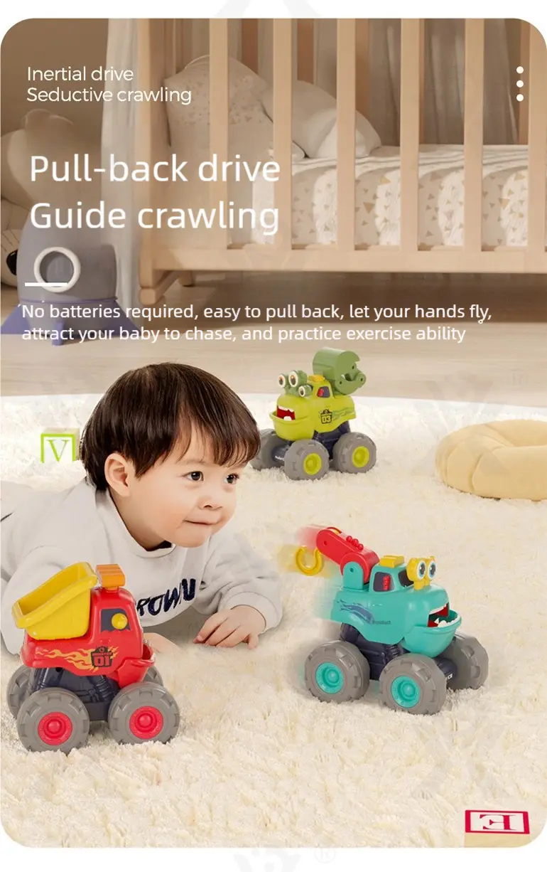 Pull Back Monster Car Toy, Fun Monster Construction Truck (TG4213269) — product detail panel 5