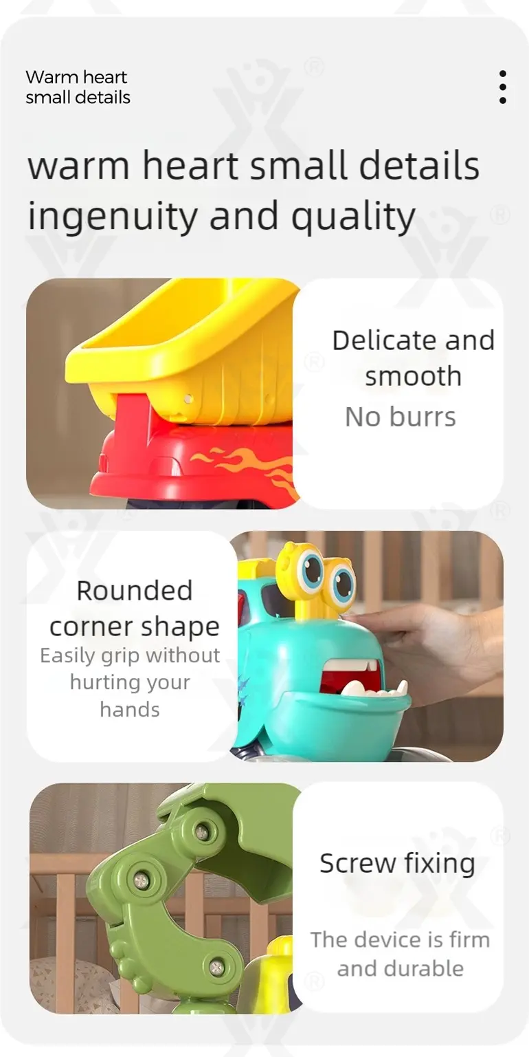 Pull Back Monster Car Toy, Fun Monster Construction Truck (TG4213269) — product detail panel 8