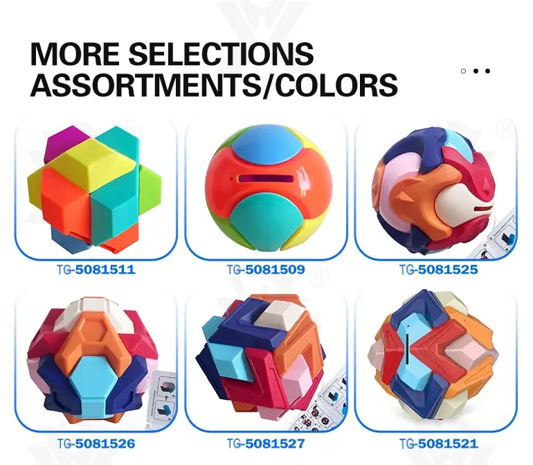 3D Puzzle Ball Piggy Bank Toy (TG5081521) — product detail panel 7