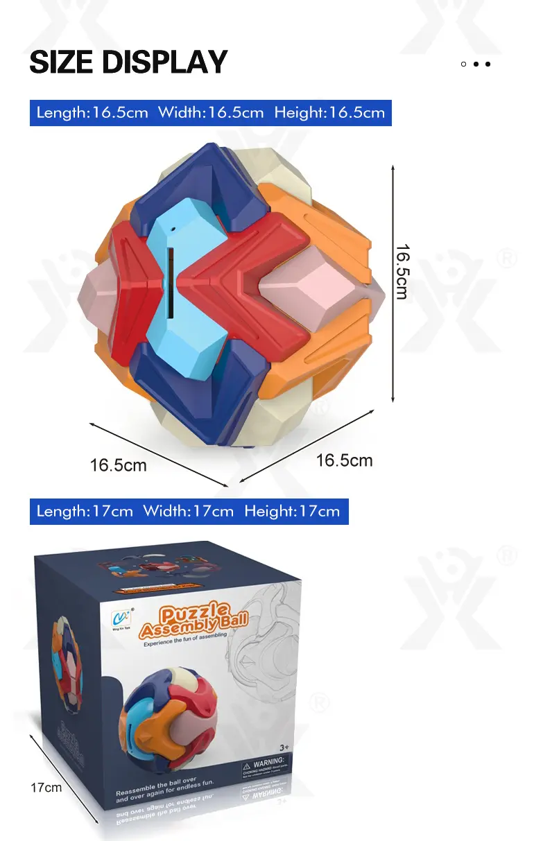 3D Puzzle Ball Piggy Bank Toy (TG5081521) — product detail panel 8