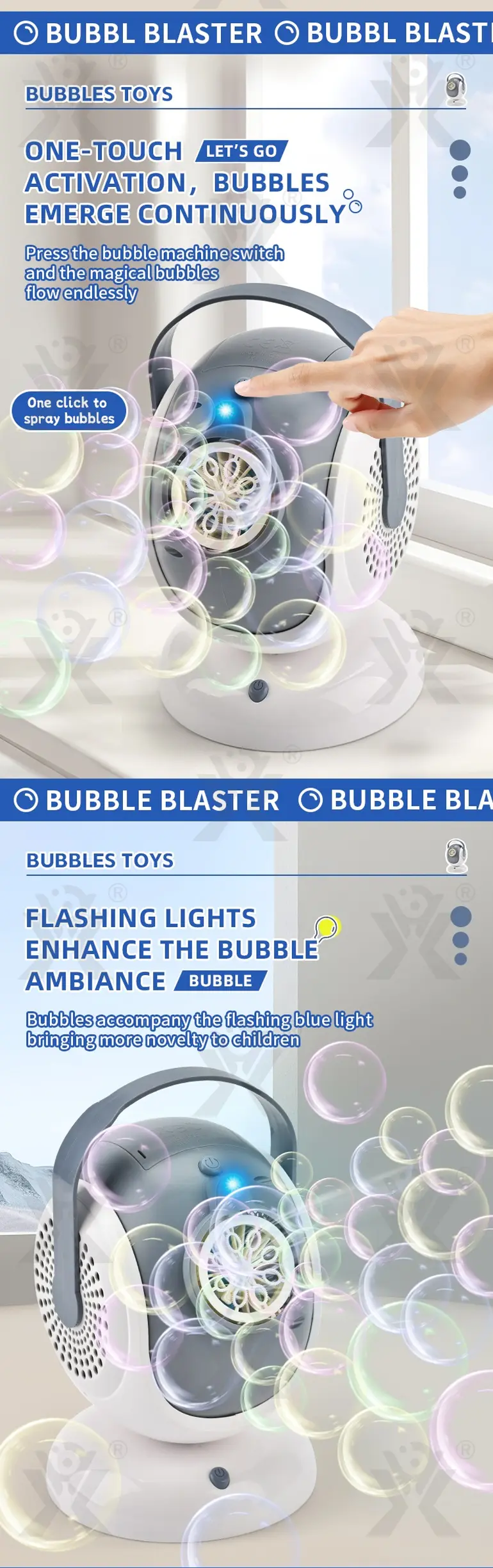Automatic Rotating Bubble Machine (TG4511506) — product detail panel 2