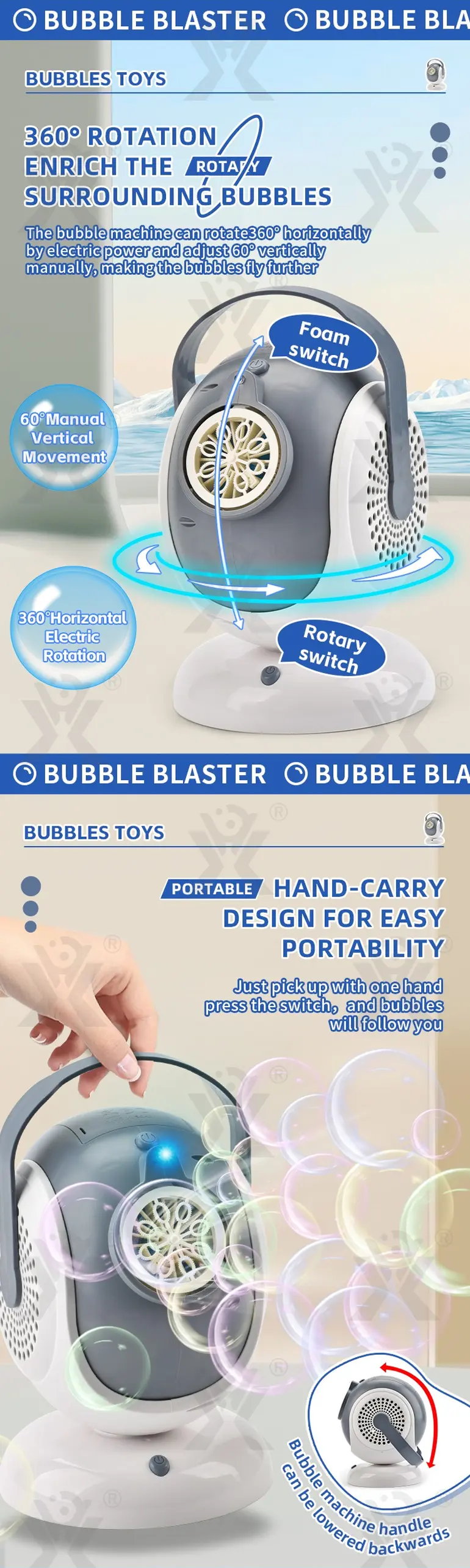 Automatic Rotating Bubble Machine (TG4511506) — product detail panel 3