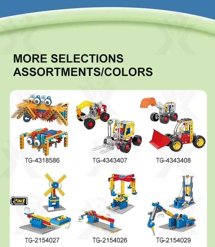 STEM Motorized Building Blocks Set -Educational Toys Chinese Manufacturers (TG4463536) — product detail panel 10