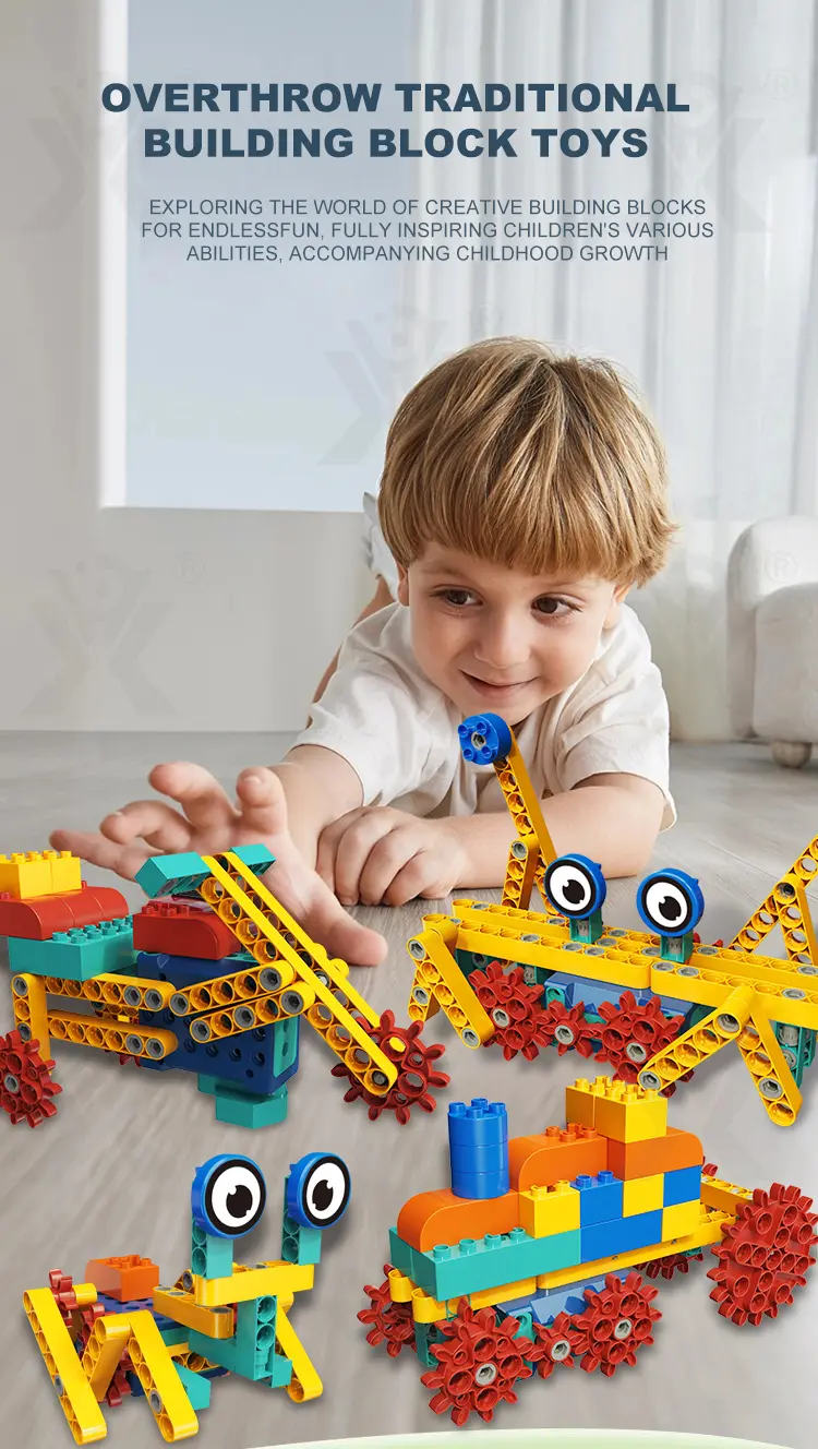 STEM Motorized Building Blocks Set -Educational Toys Chinese Manufacturers (TG4463536) — product detail panel 4